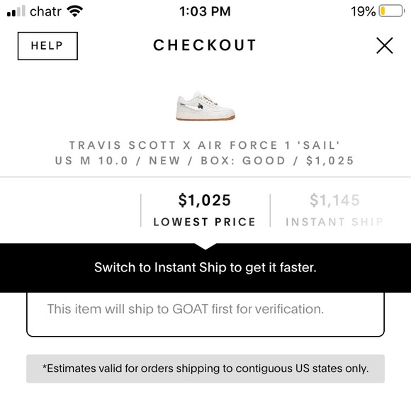 Travis Scott Air Force 1 - Picture 4 of 5